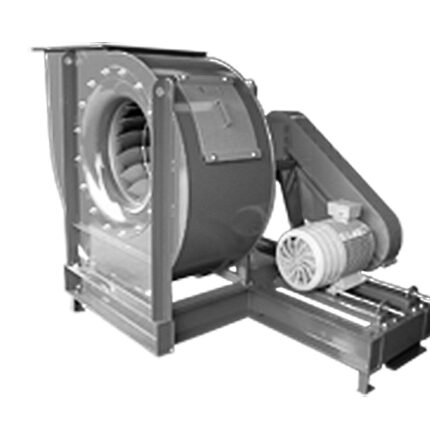 Ventilador centrífugo con motor